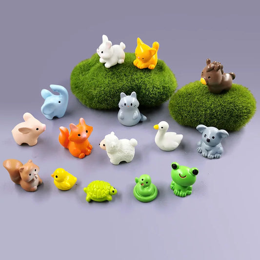 Easter Animal Miniature Figurines